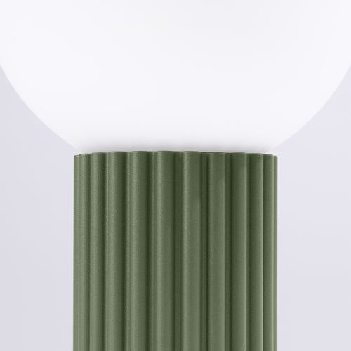 Sollux Lighting Tafellamp HALO olijfgroen - 12x12x19cm