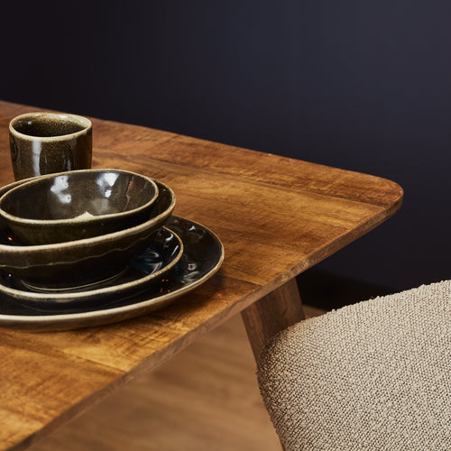 Starfurn  eettafel Omaha - bruin - 90x90x76cm