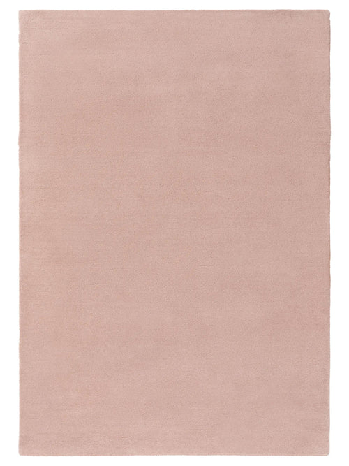 benuta wollen vloerkleed Bent - roze - 200x300 cm