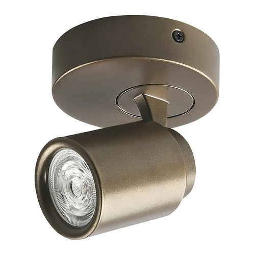 Freelight spot Razza - 1 lichts - 11  x 14   cm - brons goud
