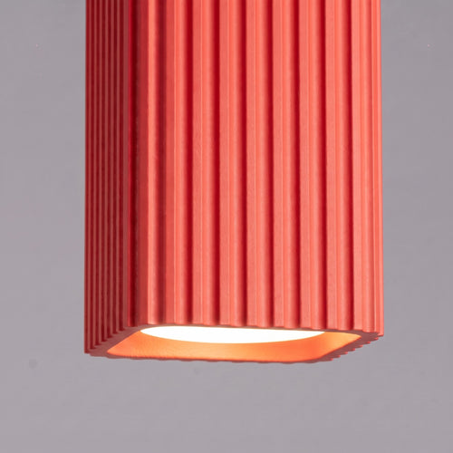 Sollux Lighting Plafondlamp RAYO 10 rood - 6x6x10cm