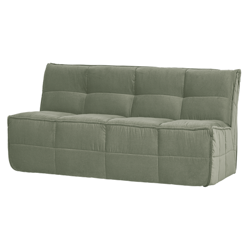 vtwonen Eetbankje Met Rugleuning 164cm Cluster - Velvet - Pistache Groen - 86x164x75