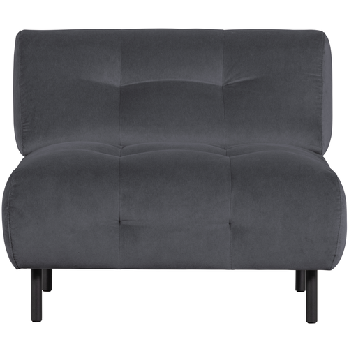 WOOOD fauteuil Lloyd - Velvet - Cloud - 75x90x90 - vtwonen shop
