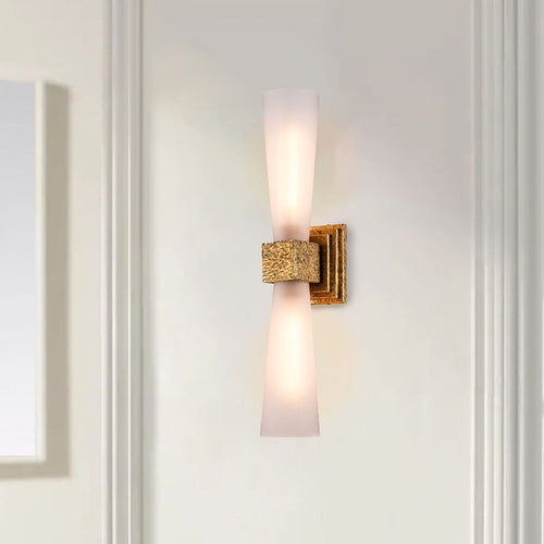 Up & Down Wandleuchte Modern Distressed Gold 3000K IP44 2x G9