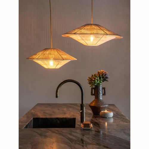 GOOD&MOJO hanglamp Lumbini - grijs - Ø50cm
