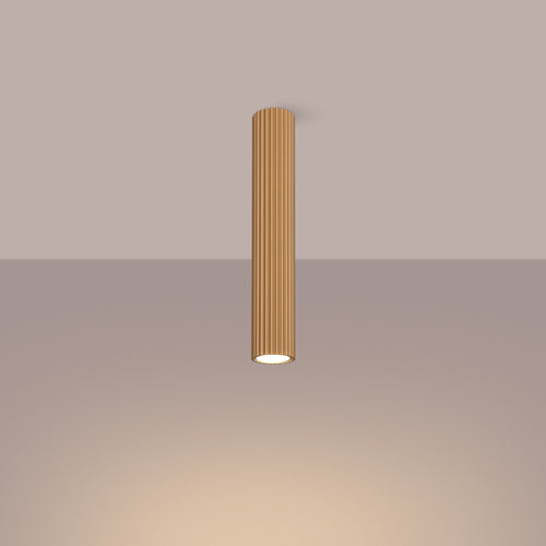 Sollux Lighting Plafondlamp KARBON 40 goud - 6,5x6,5x40cm