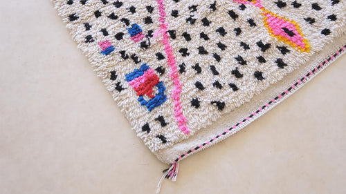 AFK Living vloerkleed Berber - handgemaakt - Wol - 124 x 222 cm