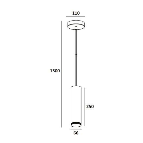 Artdelight Hanglamp Milano 25cm - Rosé Champagne