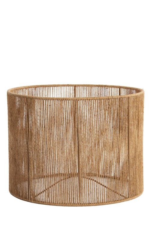 Light & Living lampenkap  - bruin - 40x40x30 cm
