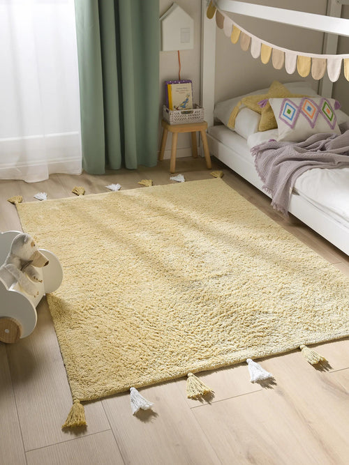 benuta wasbaar kindervloerkleed Malu - geel - 120x170 cm