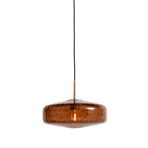 vtwonen hanglamp Pleat - bruin - Ø30cm - vtwonen shop