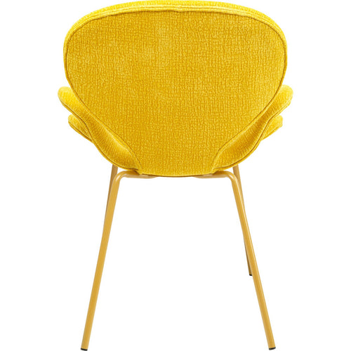 Kare Design Stoel met armleuningen Soft Blossom geel