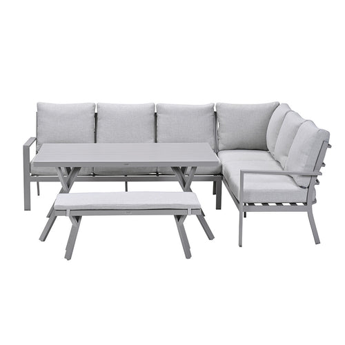 Garden Impressions lounge dining set Senja valley sand - 4-delig - rechts - vtwonen shop