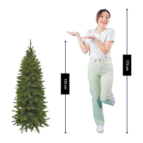 Triumph Tree Wyoming Spar - Kerstboom met 460 Dennentakjes en Inhaakconstructie - Kerstversiering voor Binnen met Natuurlijke Uitstraling - Kunstboom