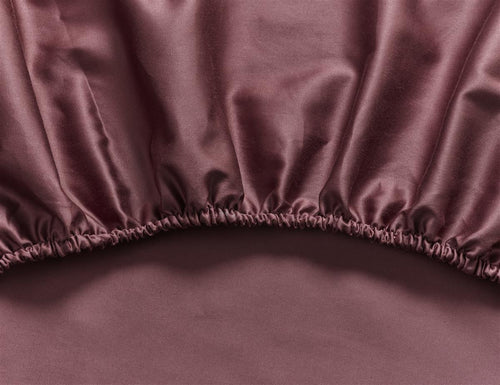 MOOOI hoeslaken Dodo Pavone - 90x200 cm - donker rood