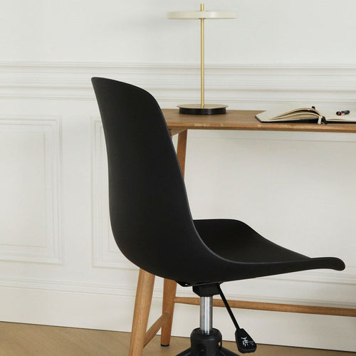 Nolon Nout-Pip Bureaustoel Zwart - Kunststof - Zwart Onderstel - vtwonen shop