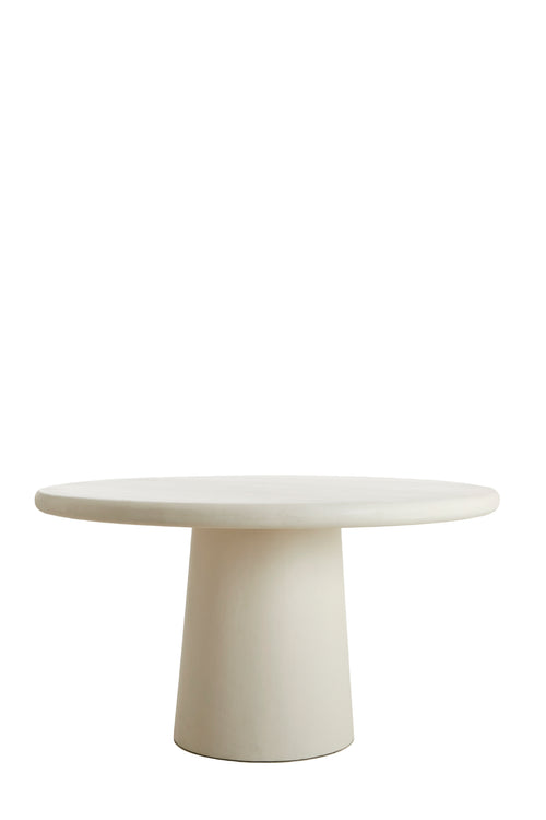 Light & Living eettafel KULONA - Ø140x76cm - wit