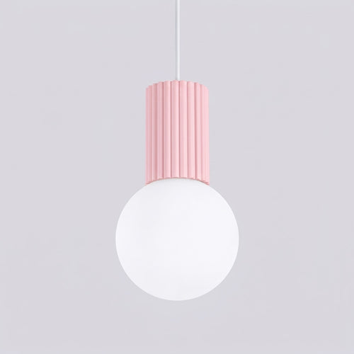 Sollux Lighting Hanglamp HALO 1 roze - 12x12x120cm