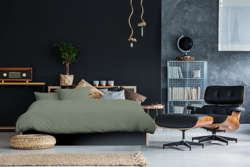 Ten Cate dekbedovertrek - 100% katoensatijn - groen - 240x200/220 - vtwonen shop