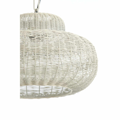 Light & Living hanglamp Piedra - wit - Ø47cm - vtwonen shop
