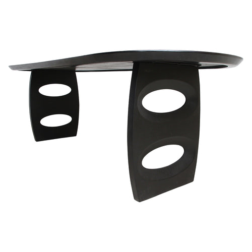 Raw Materials eettafel Bullnose Teardrop - 240 cm - Zwart - vtwonen shop