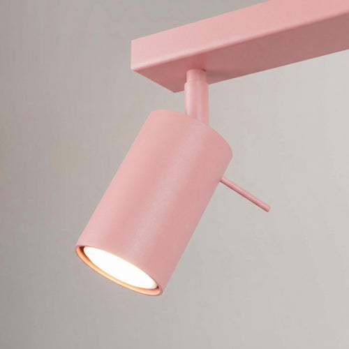 Sollux Lighting Plafondlamp RING 4L roze - 80x6x16cm