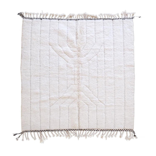 AFK Living vloerkleed Berber - handgemaakt - Wol - 195 x 195 cm