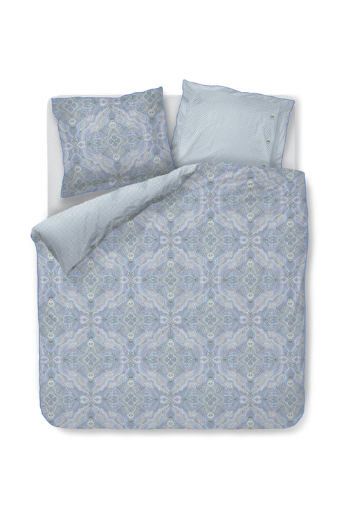 Pip Studio Dekbedovertrek Moon Flower - 240 x 200/220 cm - Licht blauw