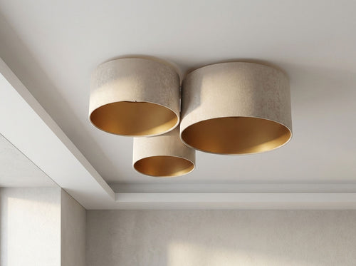 bpskoncept plafondlamp Tria - beige velours