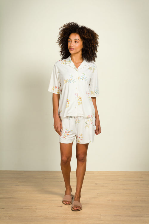 Pip Studio - Toy Pyjama Shirt - Dames - Buenas Noches - Wit - M