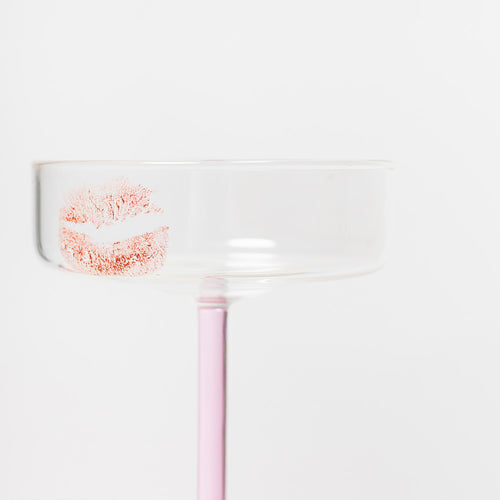 Ona - Champagneglas 20cl coupe roze Fizz - Set van 2