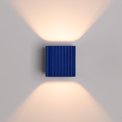 Sollux Lighting Wandlamp RIFF ultramarijn G9 - 10x12x10cm
