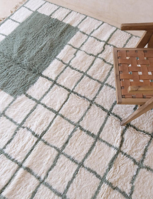 AFK Living vloerkleed Berber - handgemaakt - Wol - 220 x 274 cm