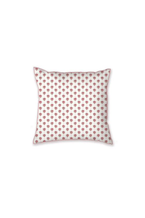 Pip Studio Decoratiekussen Jaipur Flower - 40 x 40 cm - Licht roze
