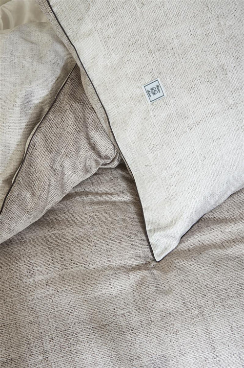 Riviera Maison dekbedovertrek Coughton Court - 200x200/220 cm - zand - vtwonen shop