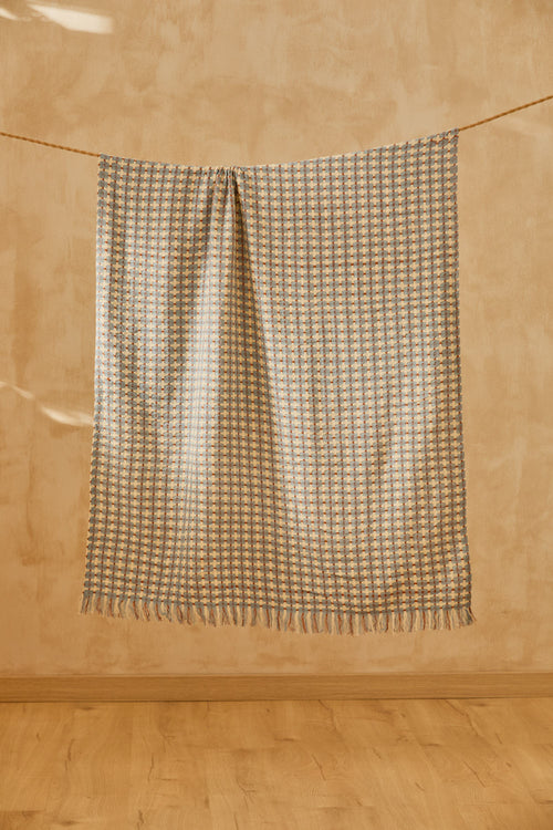 Calma House Strandhanddoek Jan - Blauw - 100x180