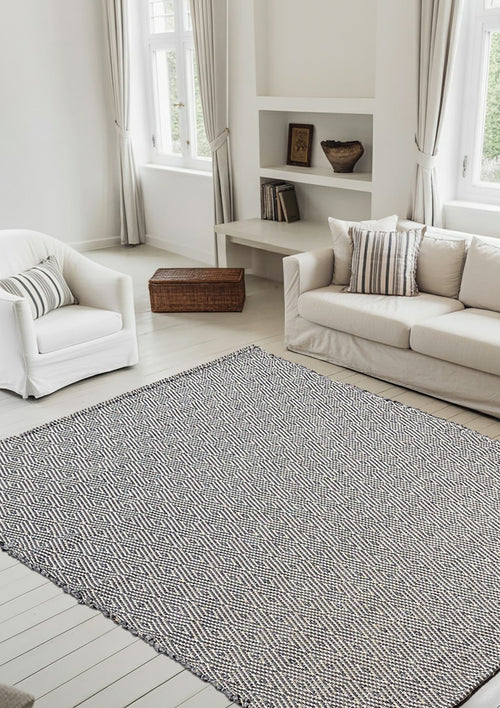 AFK Living vloerkleed Pessoa - handgemaakt - Katoen en gerecyclede vezels - 120 x 170 cm - vtwonen shop