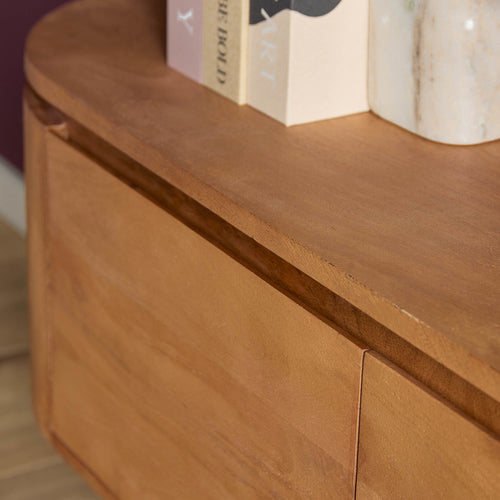 Starfurn Tv-meubel Excellent - Naturel Hout - 280x35x30cm