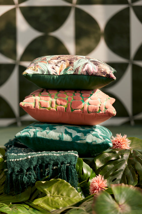 Light & Living plaid ALCOBA - 170x130x0.5cm - groen