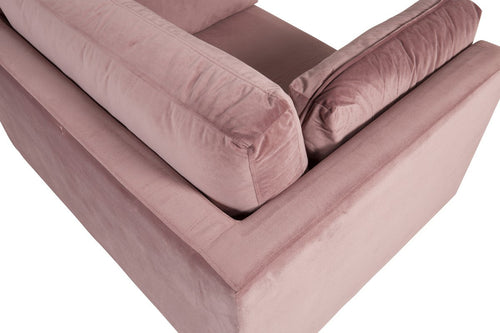 BRAM Fauteuil Renzo - Roze Velours - vtwonen shop