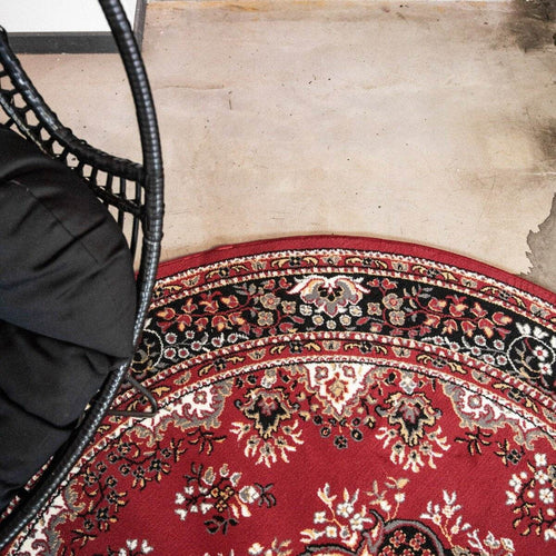 Interieur05 Rond Vintage vloerkleed Nain Perzisch Rood - 235 x 235 cm - vtwonen shop