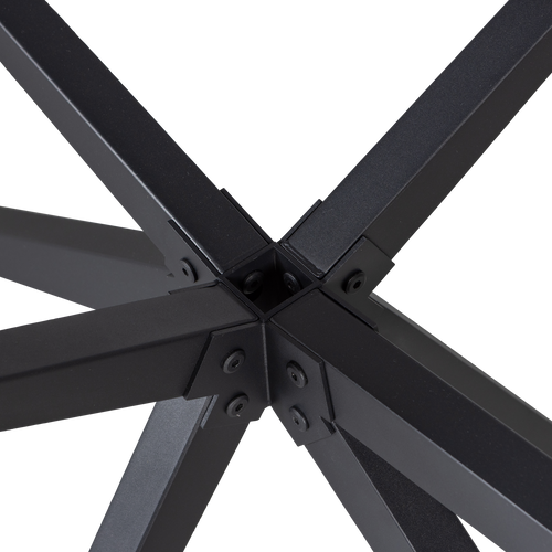 WOOOD kruispoot Xl Holland - Metaal - Zwart - 72x170x80 - vtwonen shop