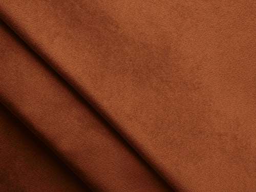 LaMiaSofa Bed met opbergruimte Trieste - velours - terracotta - 230x215x110