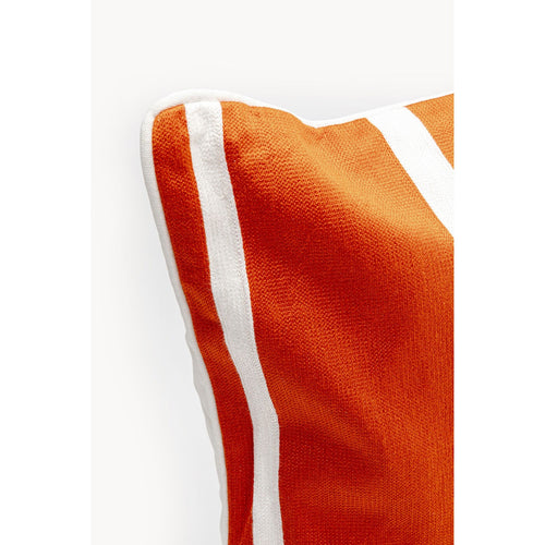 Kare Design Kussen Arty oranje en wit
