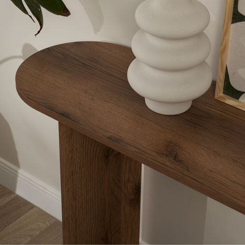 Calicosy - SIRA Design haltafel - Zwart hout - 35x150x75 cm