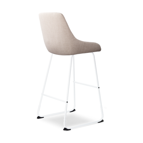 Nolon Nino-Isa Barkrukken Set van 2 - Beige - Wit - 75 cm