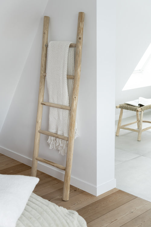 J-Line ladder - teakhout - naturel - vtwonen shop