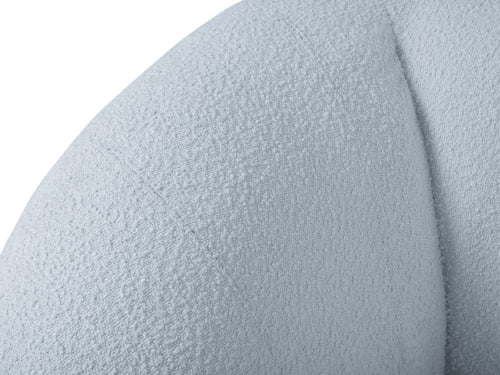 Cosmopolitan Design Bank Essen 2-zits, boucle, lichtblauw - 95x210x86cm