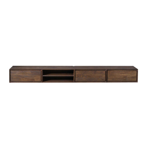 Starfurn Tv-meubel Ambiance - Zwevend - Bruin Hout - 240x35x30cm