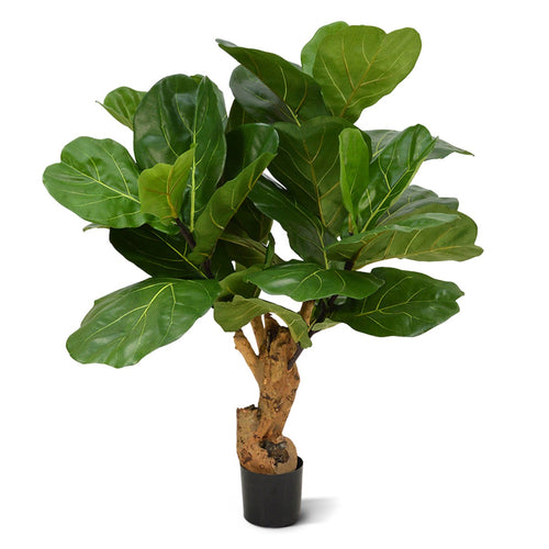 Maxifleur Lyrata deluxe kunstplant op stam 95cm